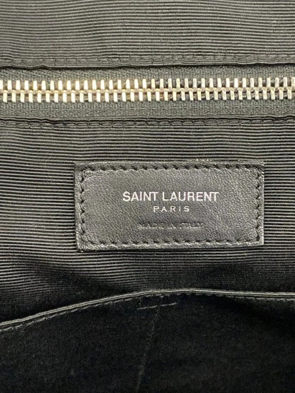SAINT LAURENT PARIS Classic Museum 342606 Black Leather Business Bag - Picture 14 of 15